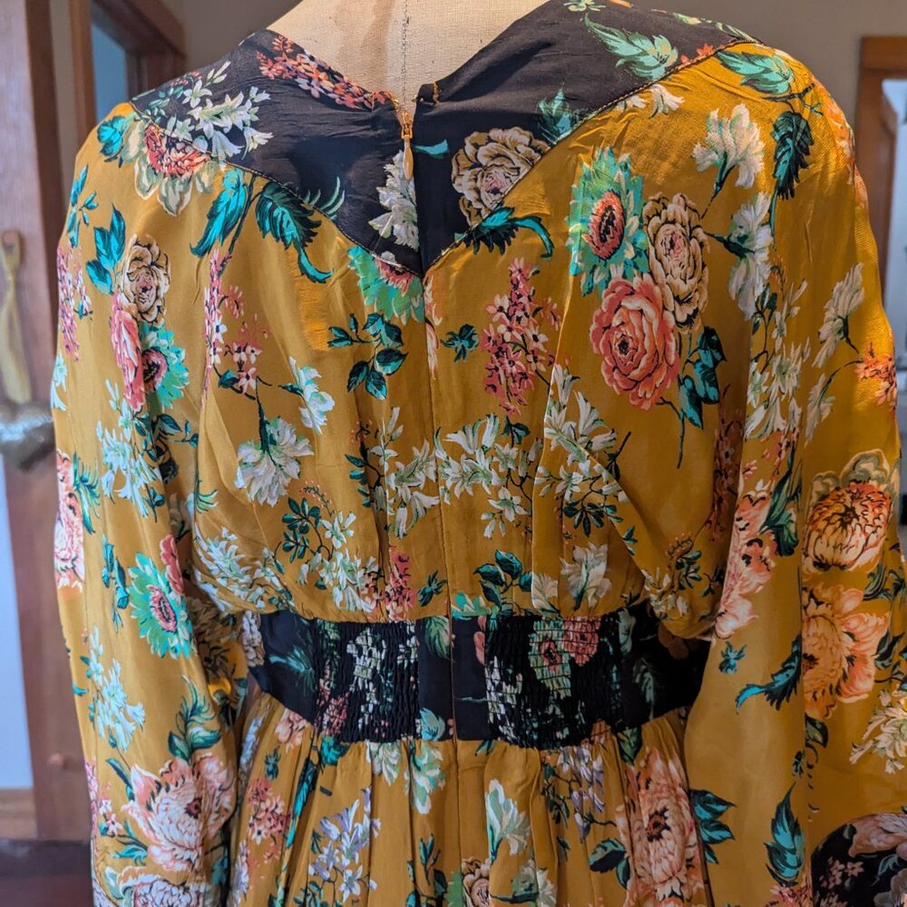 Anthropologie Summer maxi dress 8 petite - Picture 4 of 4
